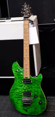 EVH - Wolfgang Standard QM, Baked Maple Fingerboard - Transparent Green 2